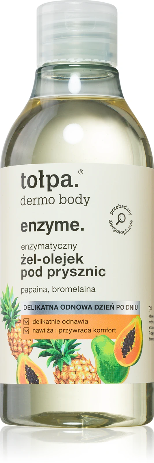 żel olejek pod prysznic z enzymami