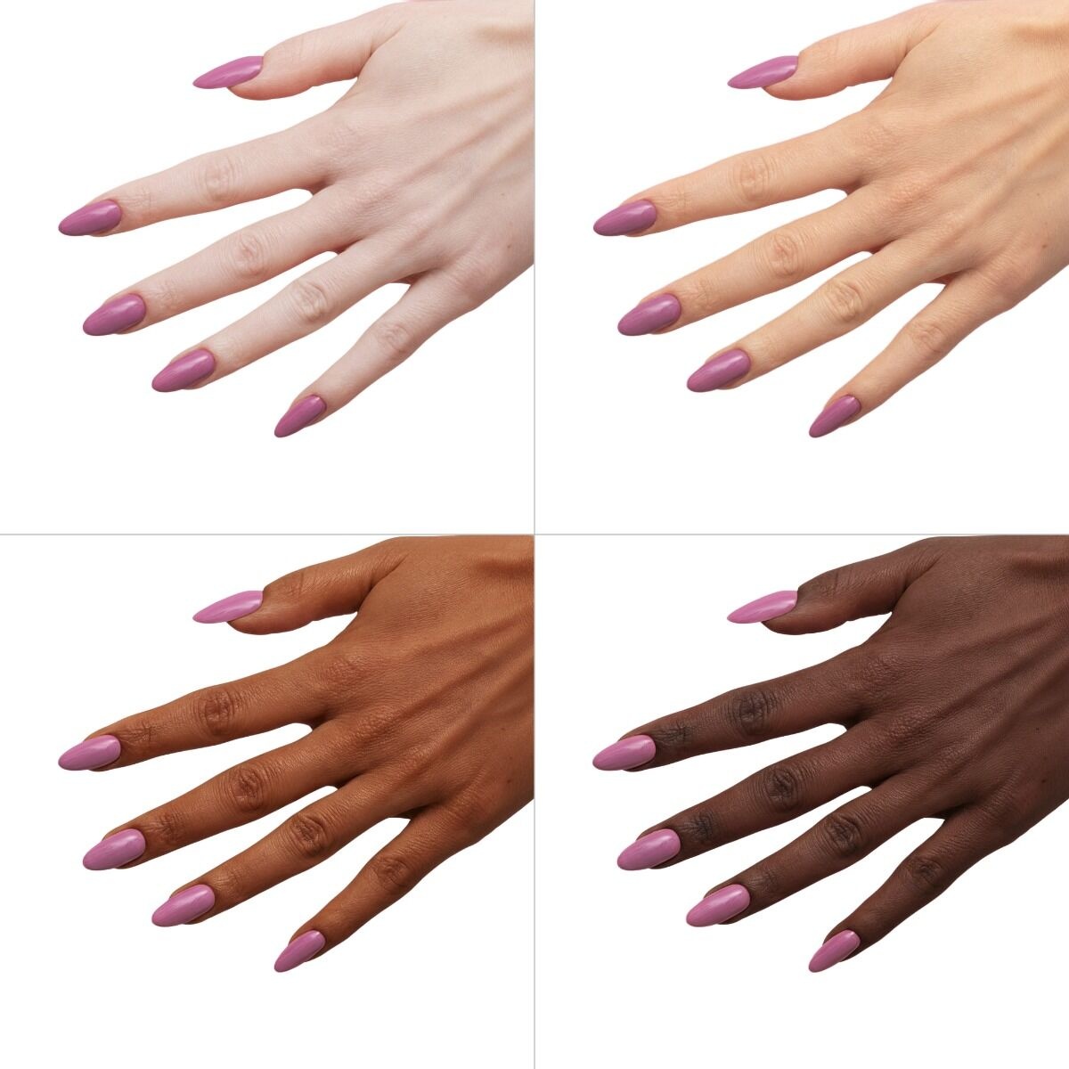 lakier hybrydowy Purple Beige szybki manicure