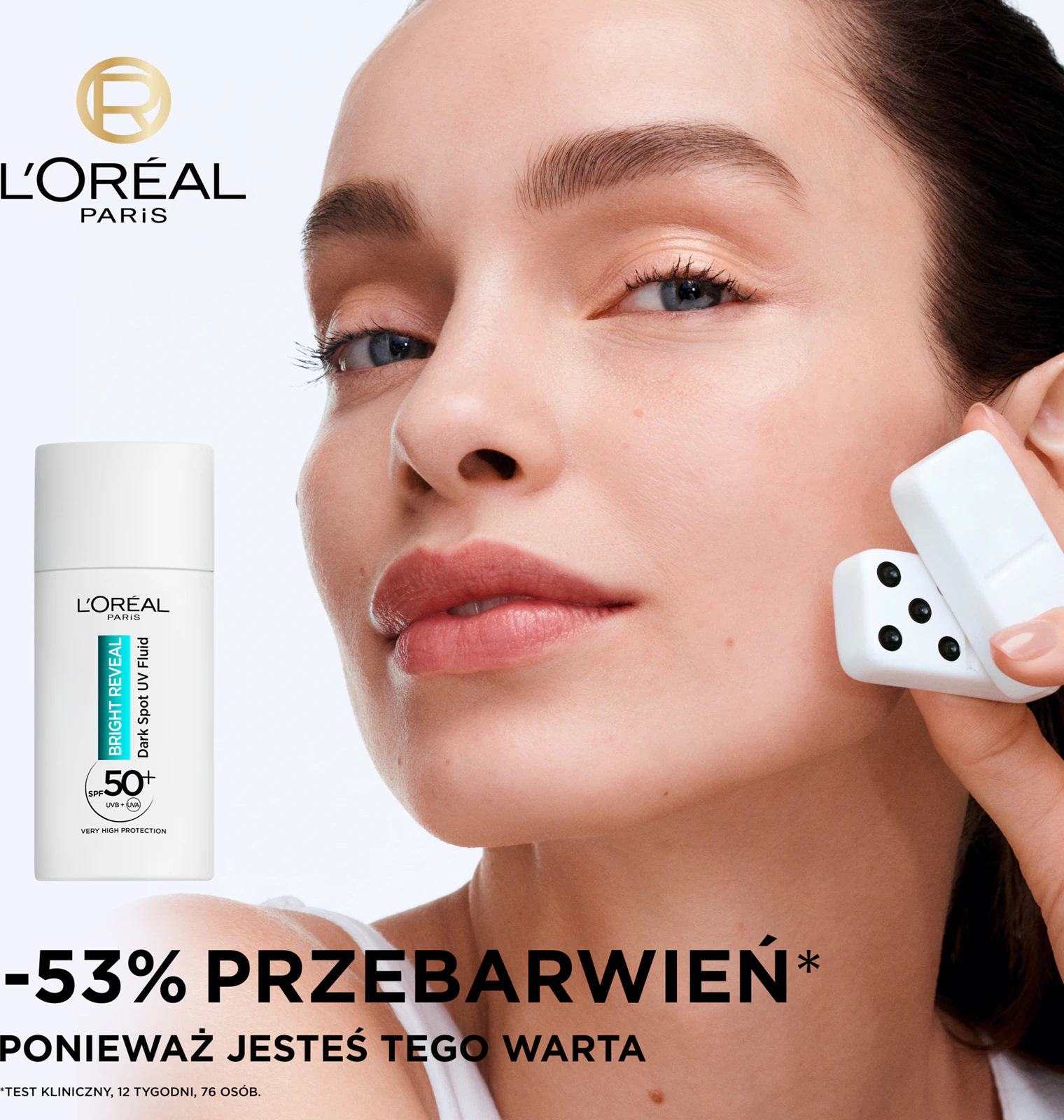 SPF 50 do twarzy na ślady po trądziku