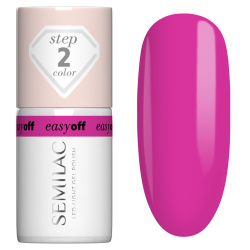 Fuksjowy lakier Semilac Magenta Crush intensywny nasycony róż