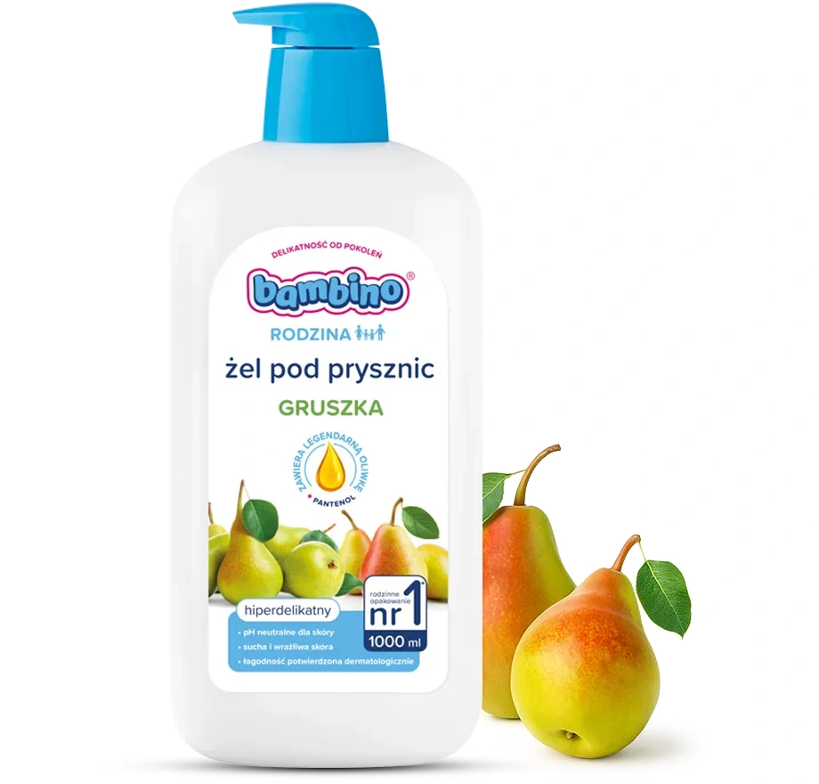 Żel pod prysznic zapach gruszki