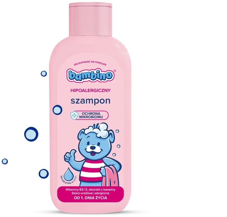 szampon Bambino dla niemowląt z witaminą B3