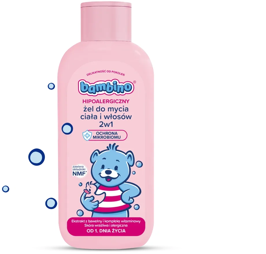 żel 2w1 dla niemowląt Bambino od 1. dnia życia