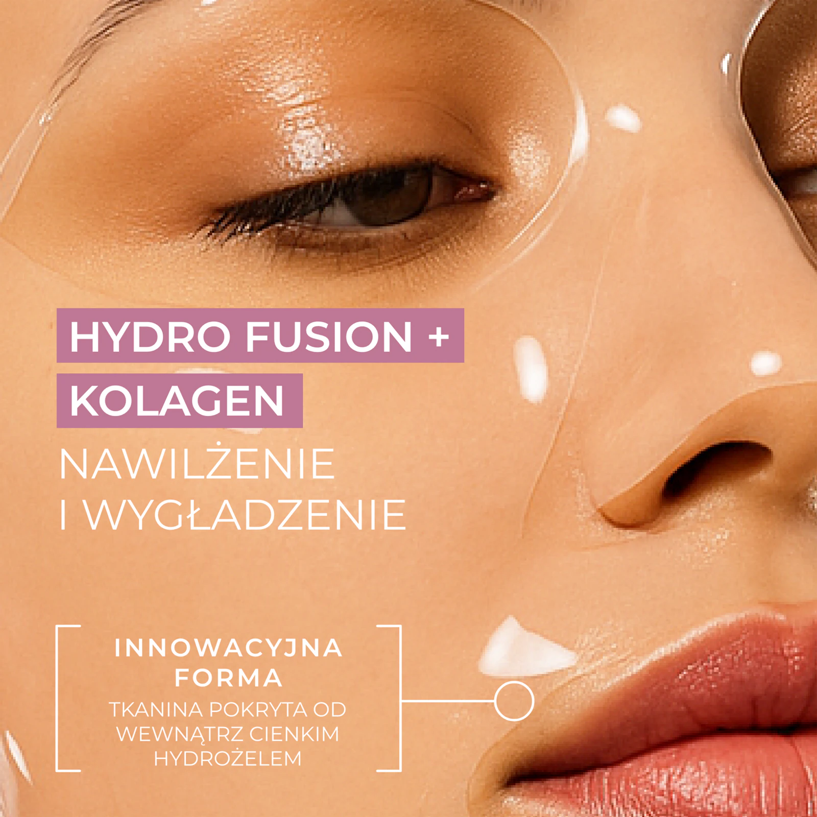 maska hydrożelowa na przesuszenie i ściągnięcie skóry