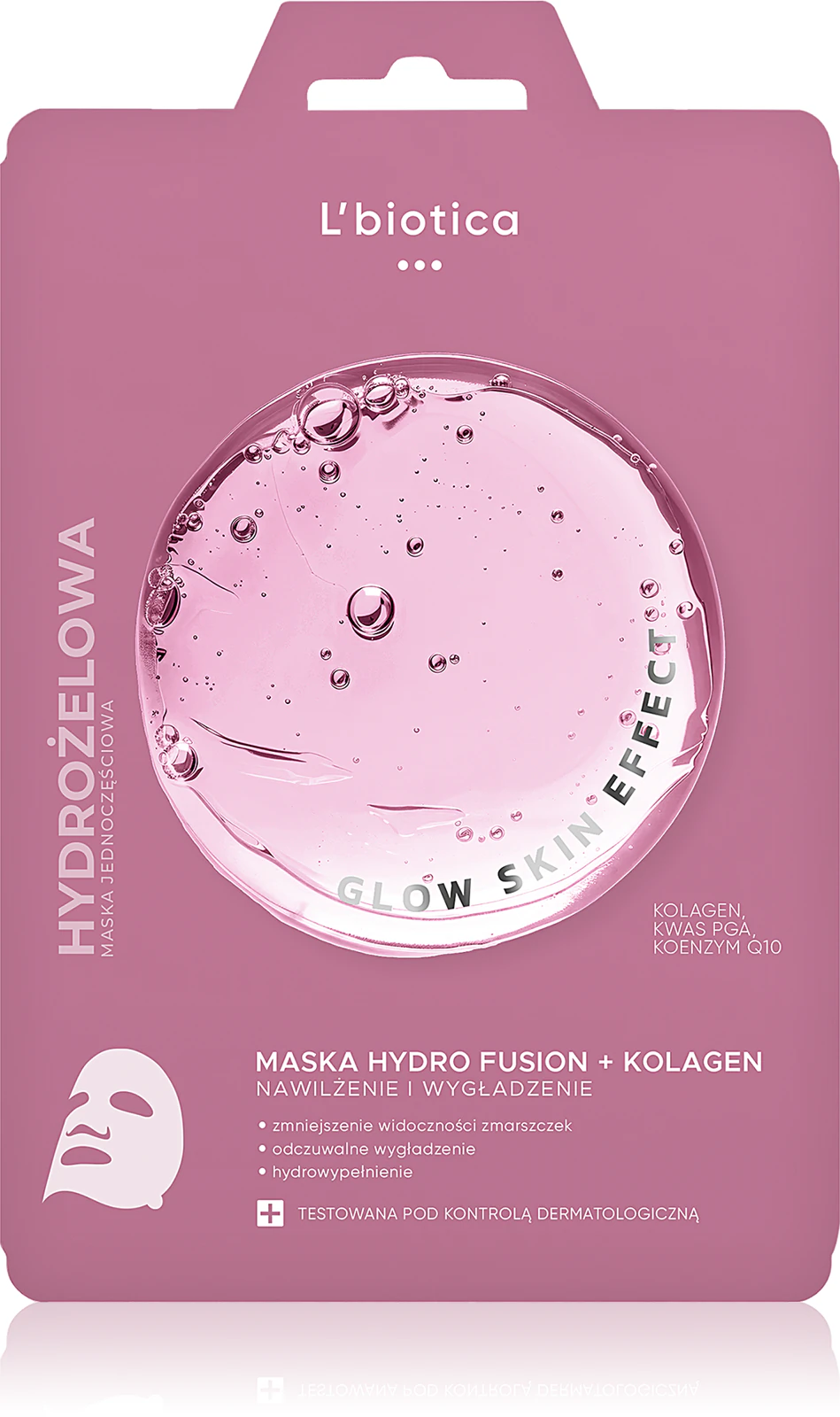 maska hydrożelowa na zmarszczki L'Biotica PGA Hydro Fusion