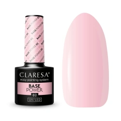 Jasnoróżowa baza Claresa Base Power 02 kamuflaż pod french