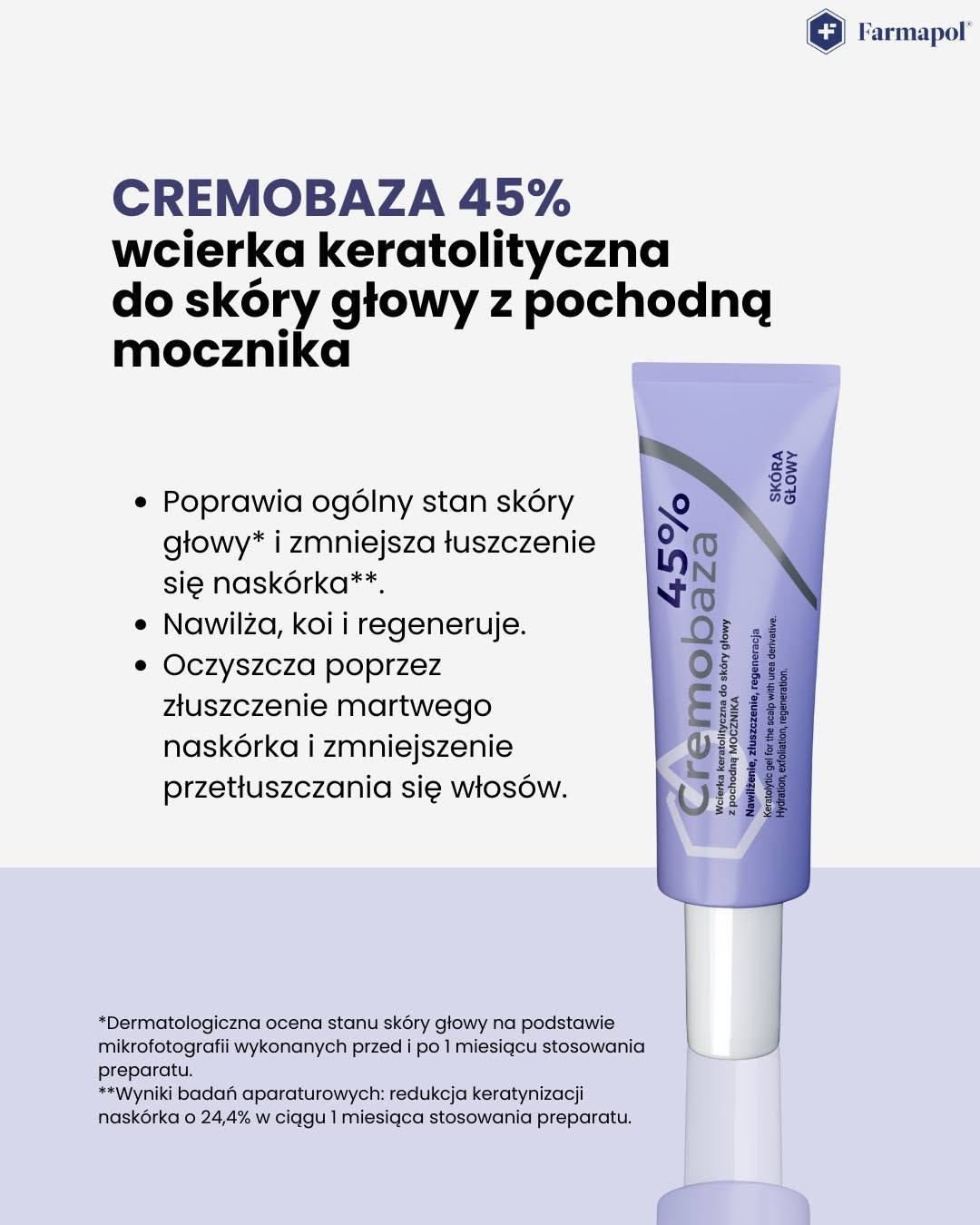 wcierka keratolityczna na zrogowaciały naskórek