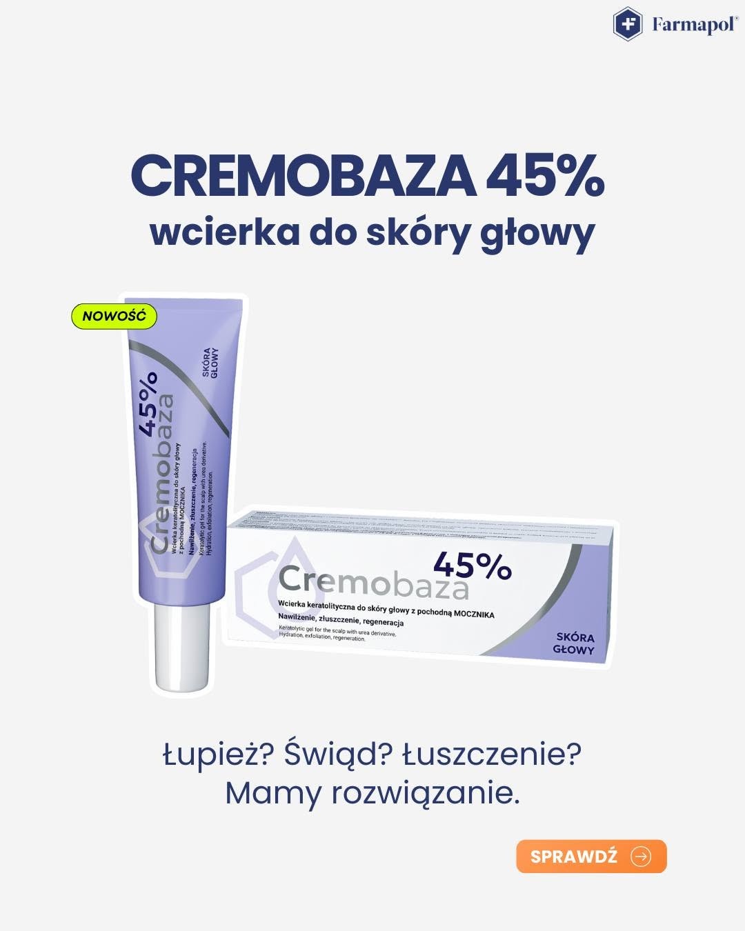 Cremobaza 45% wcierka z pochodną mocznika