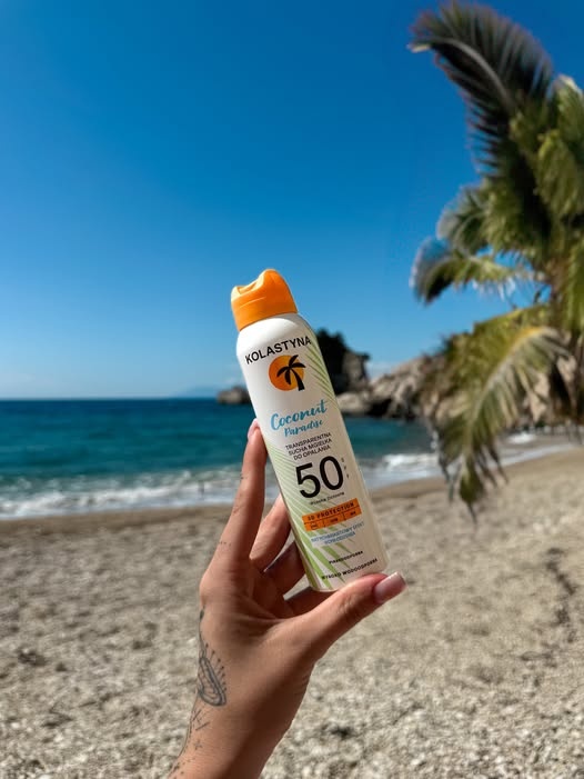 kokosowa mgiełka z filtrem SPF 50