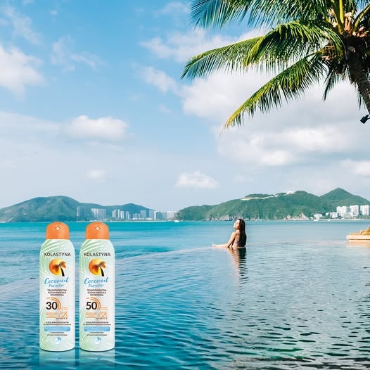 spray SPF 50 bez białych śladów
