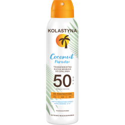kokosowa mgiełka SPF50 z efektem chłodzenia
