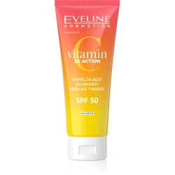 krem SPF 50 z witaminą C na przebarwienia Eveline Vitamin C 3xAction