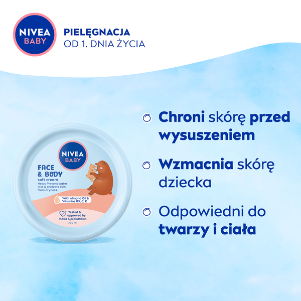 krem dla niemowląt z olejkiem migdałowym