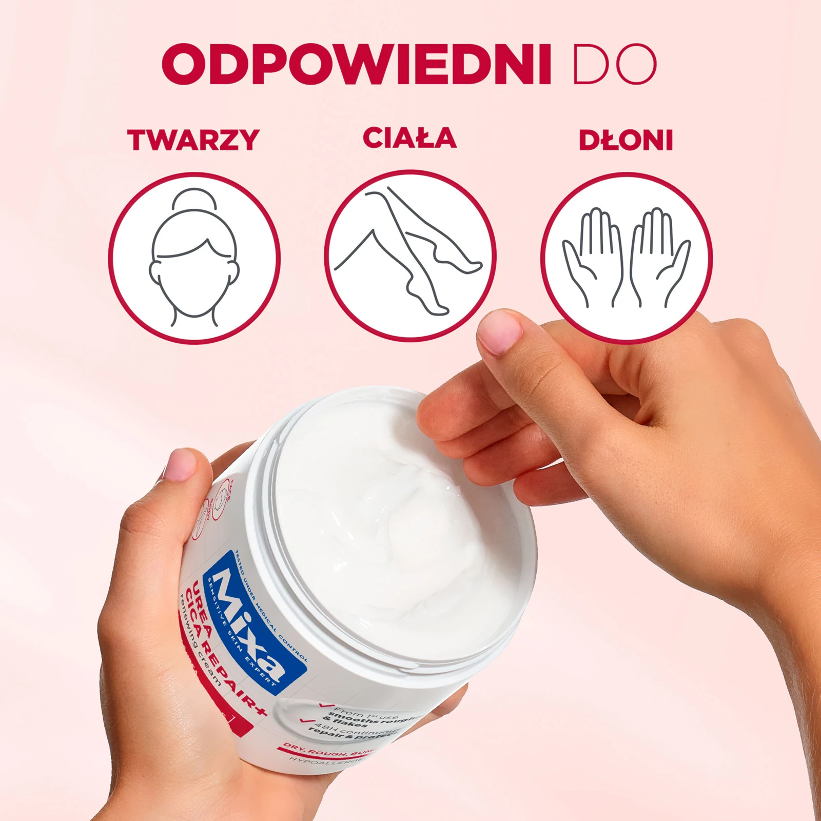 krem do truskawkowej skóry z mocznikiem