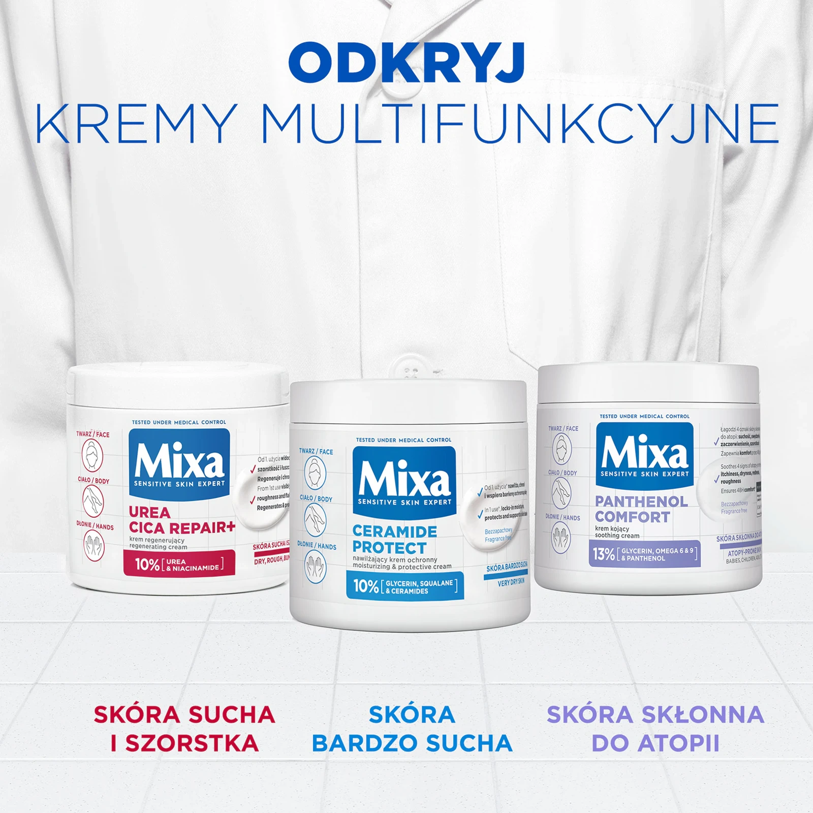 krem na szorstką skórę i podrażnienia