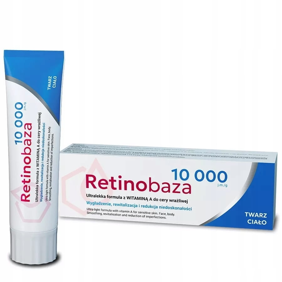 krem z witaminą A na niedoskonałości Retinobaza 10 000
