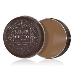 Kremowy bronzer do konturowania twarzy Eveline Choco Glamour 01