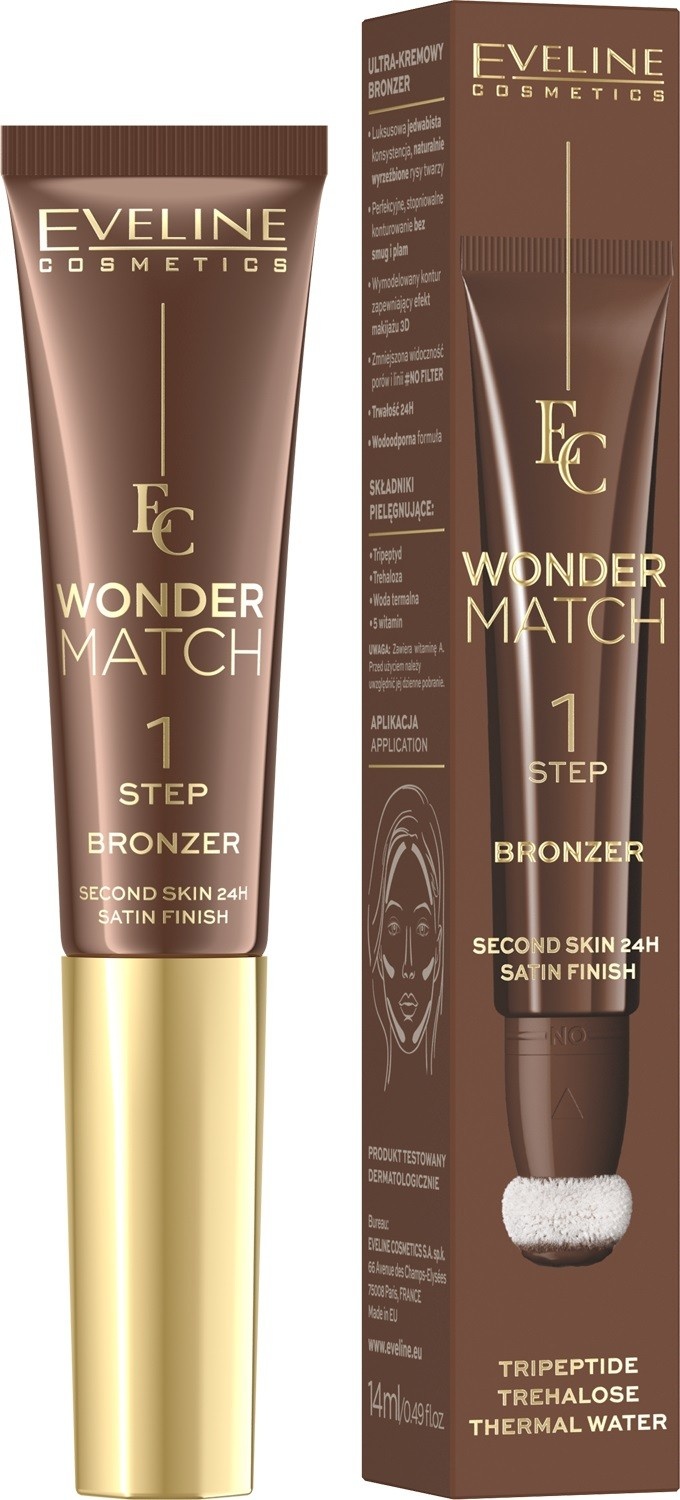 wodoodporny bronzer w kremie do konturowania