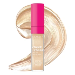 Kremowy rozświetlacz w płynie Claresa Cheek2Cheek 02 Glam Glow