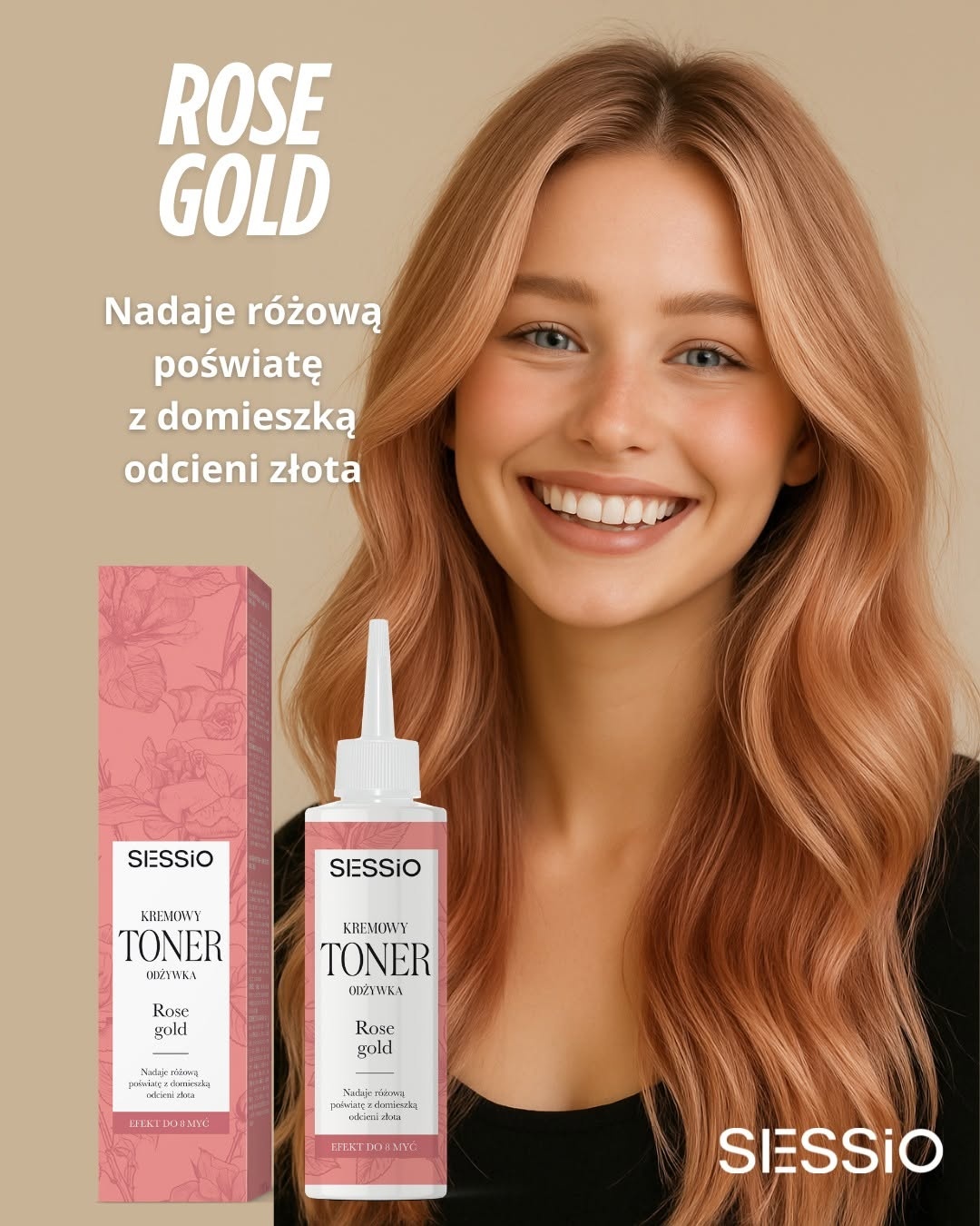 toner do włosów blond z efektem do 8 myć