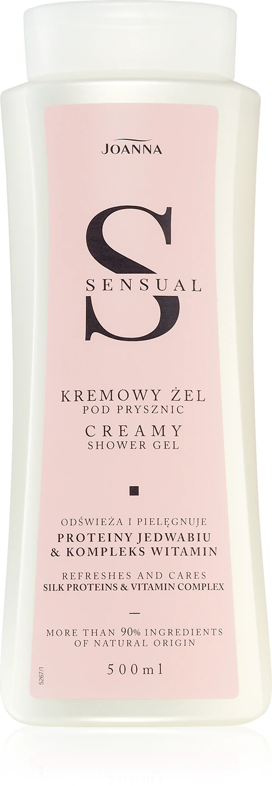 kremowy żel pod prysznic z proteinami jedwabiu