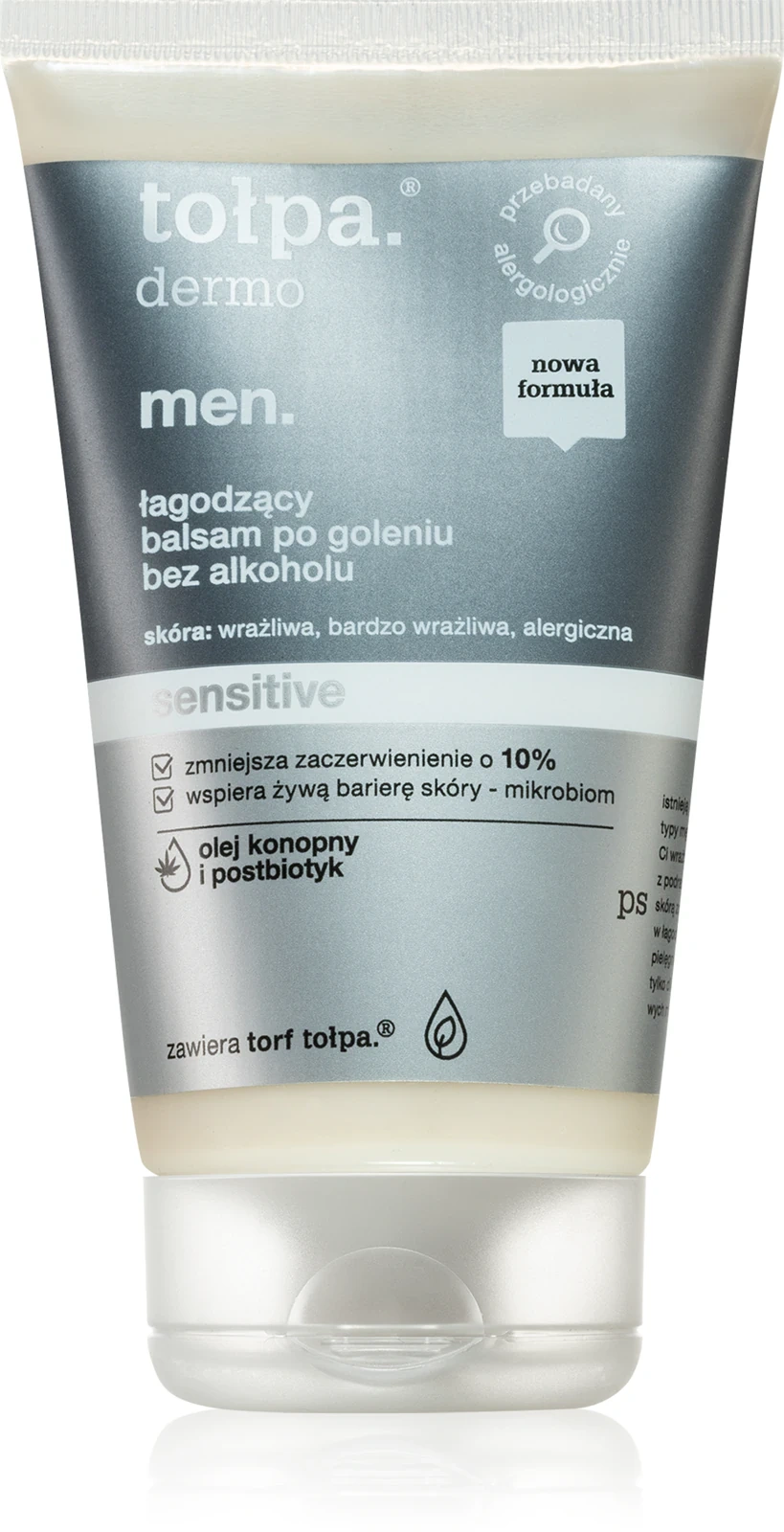 balsam Tołpa Men po goleniu do skóry wrażliwej