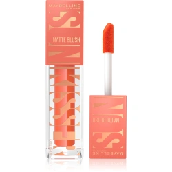 Matowy róż w płynie do policzków Maybelline Sunkisser Matte 34 Peachy Quench