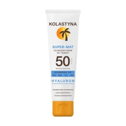 lekki matujący krem SPF50 pod makijaż Kolastyna
