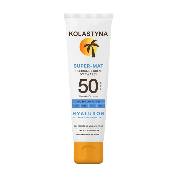 lekki matujący krem SPF50 pod makijaż Kolastyna