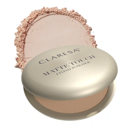 Matujący puder prasowany bez talku Claresa Matte Touch Finish Powder 01