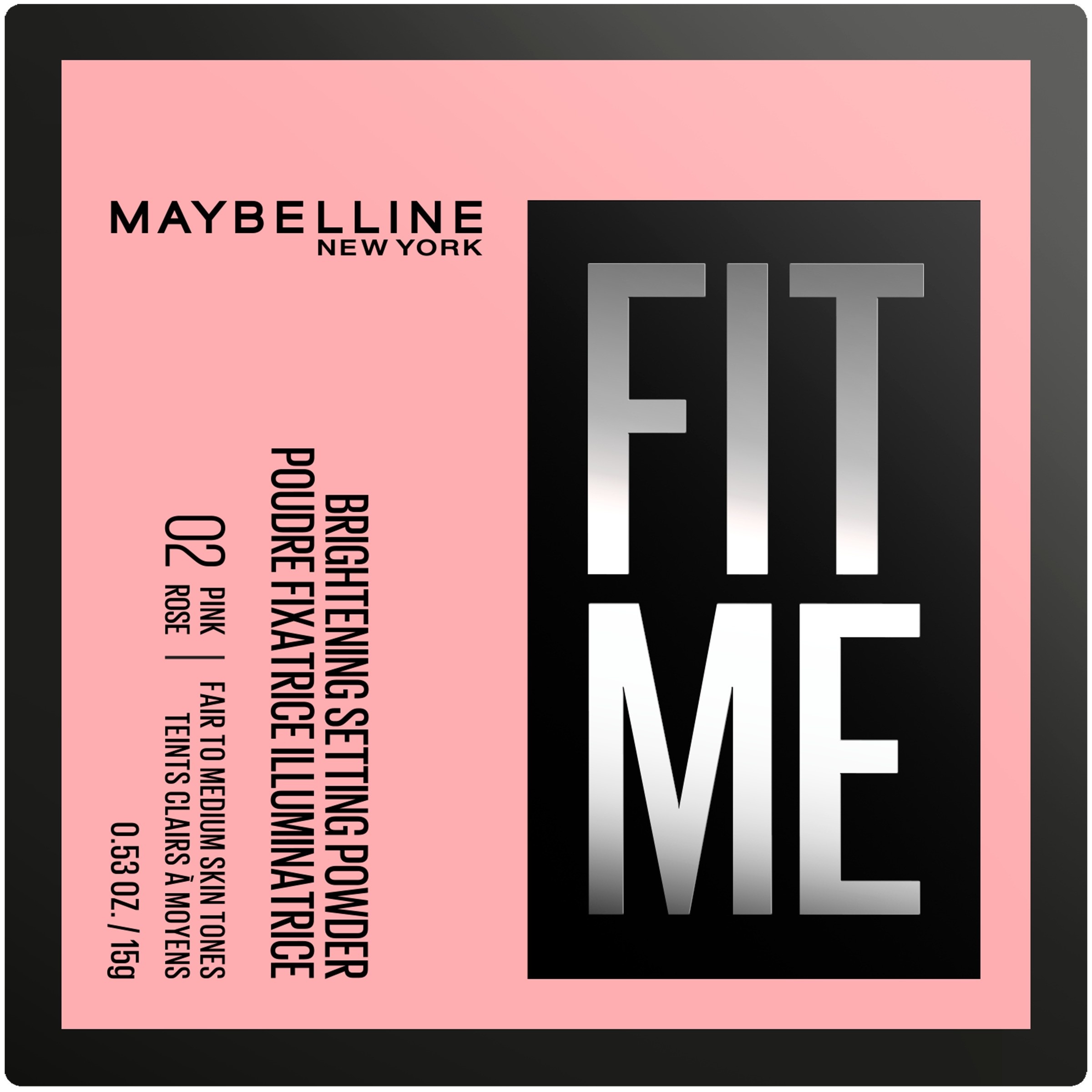 Maybelline Fit Me Pink Rose puder na błyszczenie cery