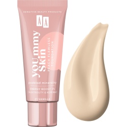 AA You.mmy Skin Peach Flawless podkład mineralny rozświetlający
