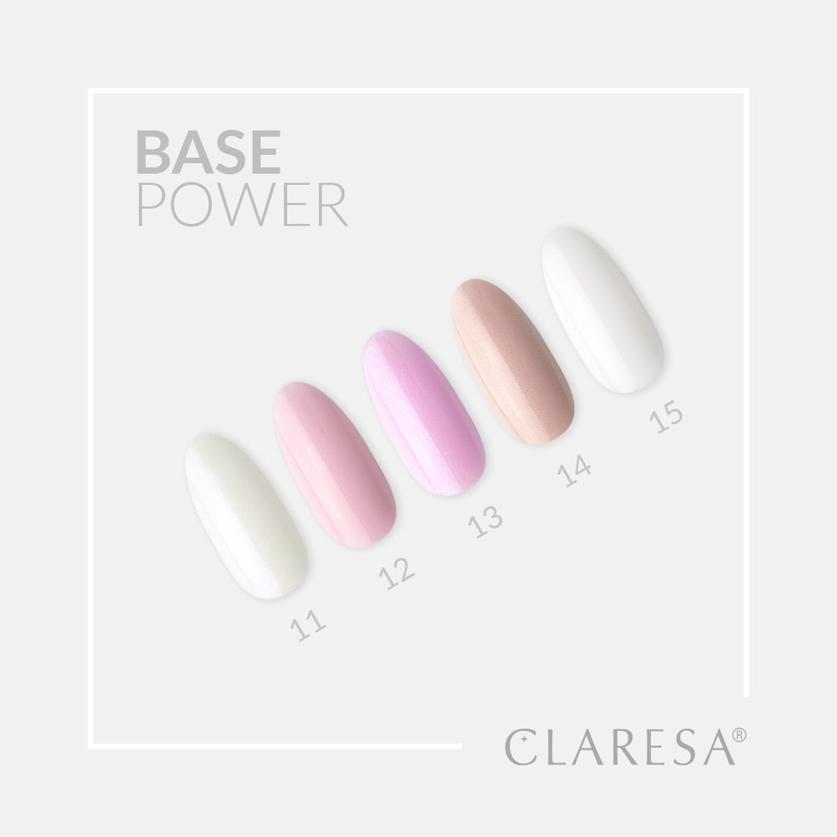 Claresa Base Power 15 mleczna baza hybrydowa