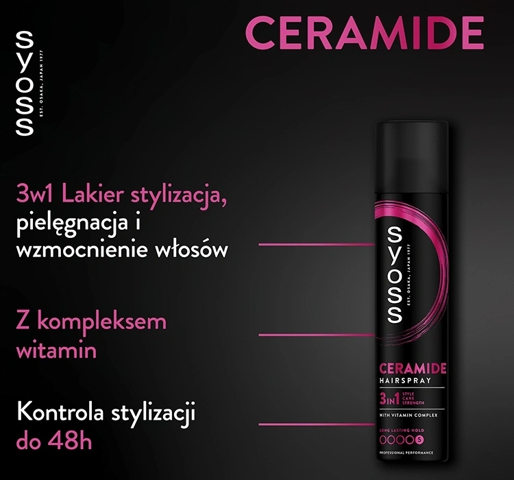 lakier utrwalający fryzurę do 48 godzin