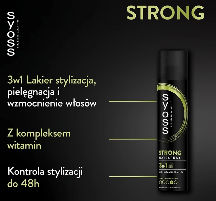 lakier do włosów z kompleksem witamin