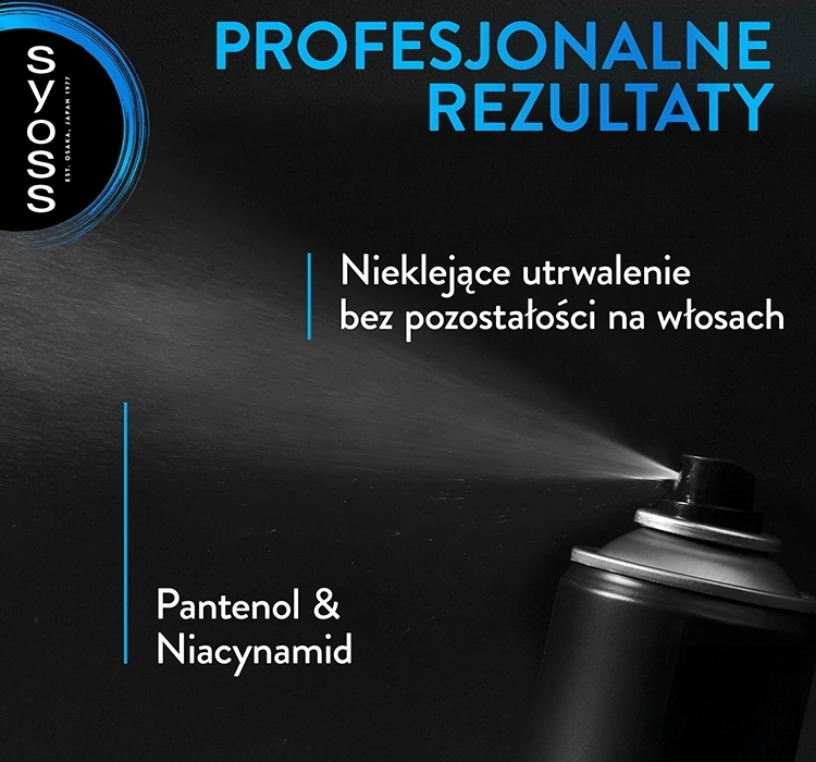 lakier do włosów z pantenolem i niacynamidem
