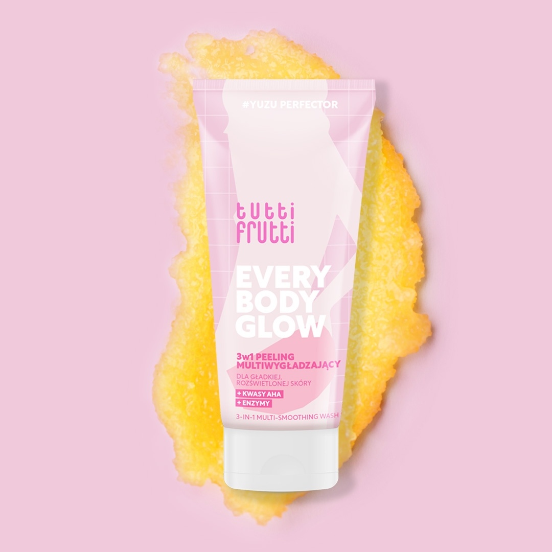 multiwygładzający peeling myjący z kwasami AHA Tutti Frutti