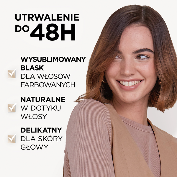 lakier utrwalający fryzurę do 48 godzin
