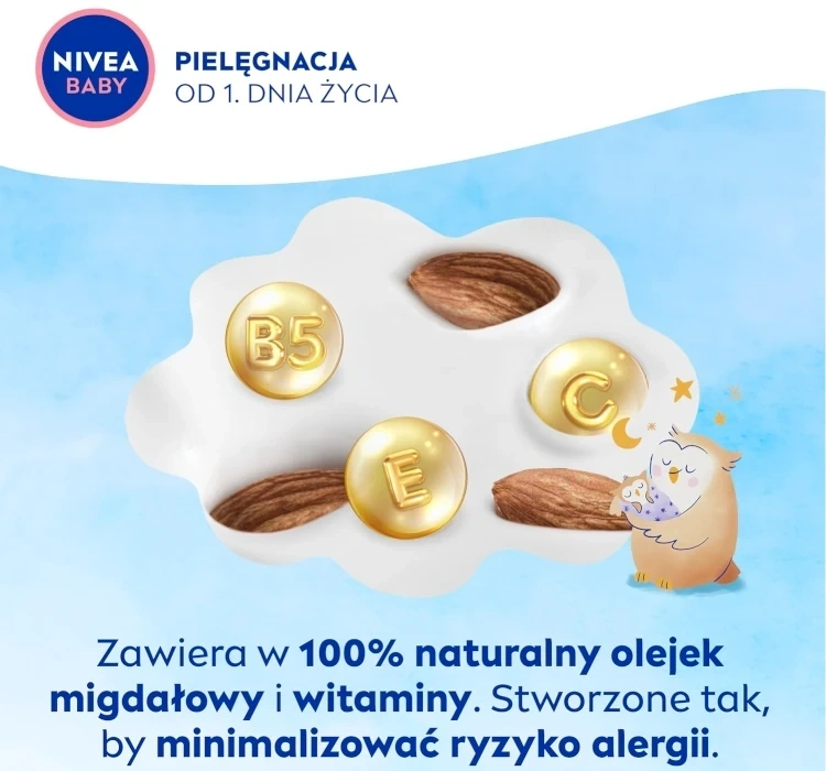 Nivea Baby mleczko do ciała przed snem