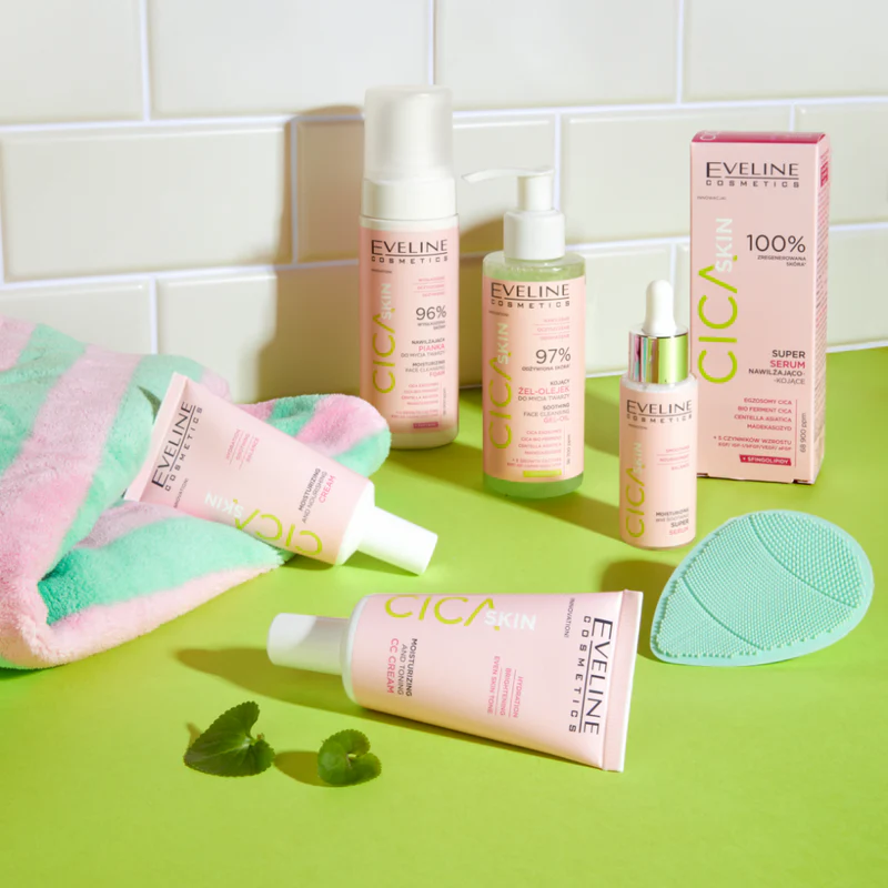Nawilżająco-kojące serum do twarzy CICA na zaczerwienienia Eveline CICA Skin - obrazek 12