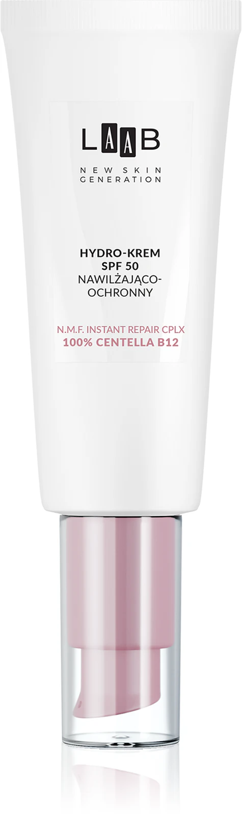 hydro krem SPF 50 do cery wrażliwej AA LAAB Centella B12