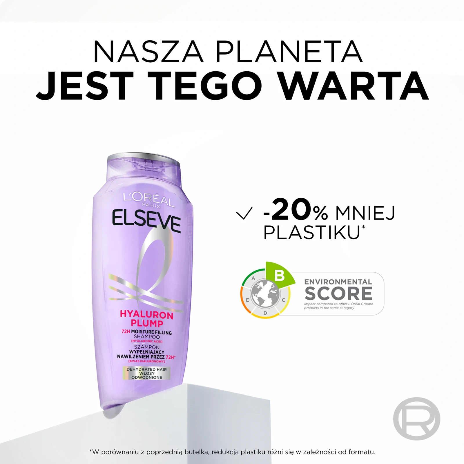 Loreal Elseve Hyaluron Plump szampon nawilżający