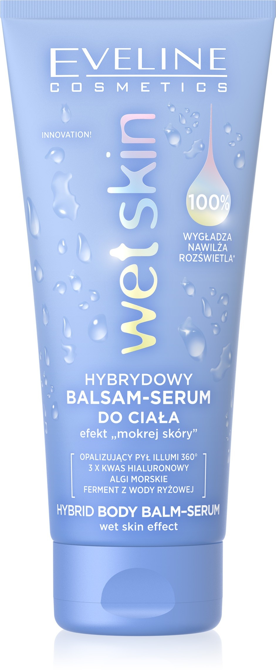 balsam serum do ciała Eveline Wet Skin z efektem mokrej skóry