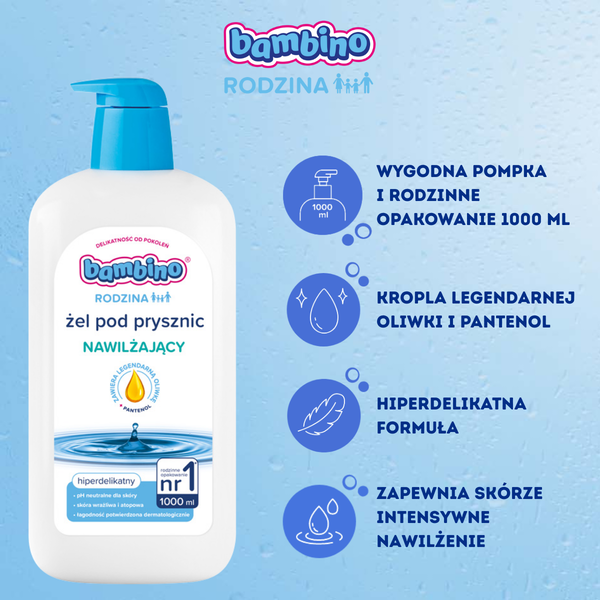 hiperdelikatny żel do mycia ciała Bambino