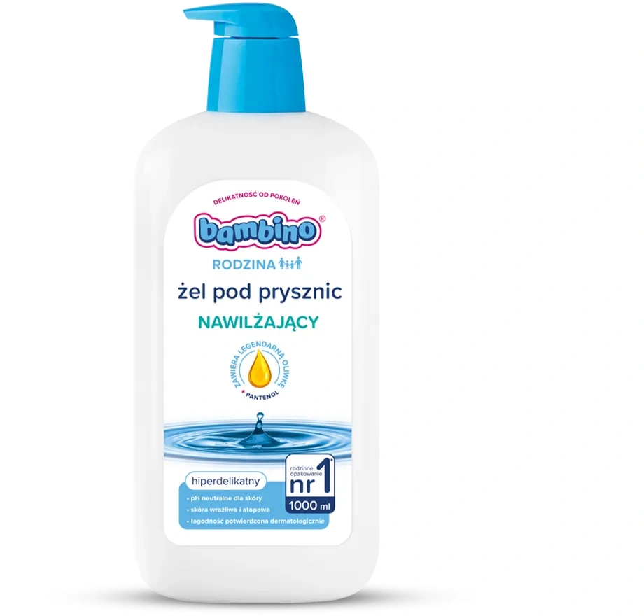 nawilżający żel pod prysznic Bambino Rodzina