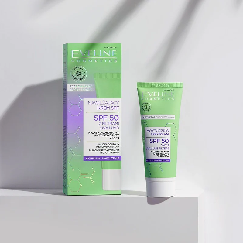 lekki krem SPF 50 do cery wrażliwej i suchej
