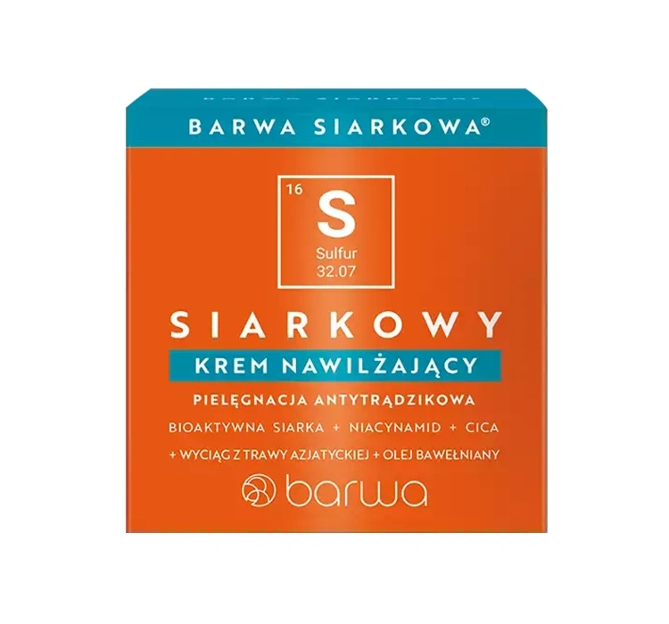 krem siarkowy na niedoskonałości do cery suchej Barwa Siarkowa