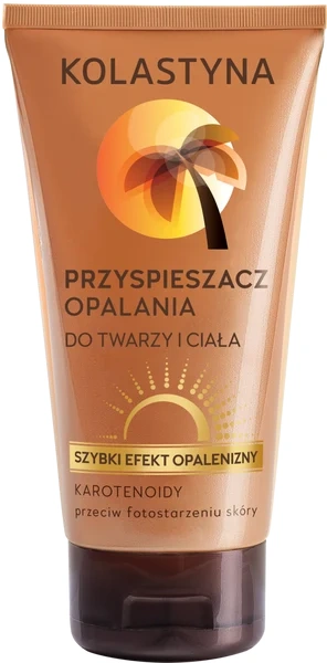 kosmetyk przyspieszający opalanie z kompleksem karotenoidów