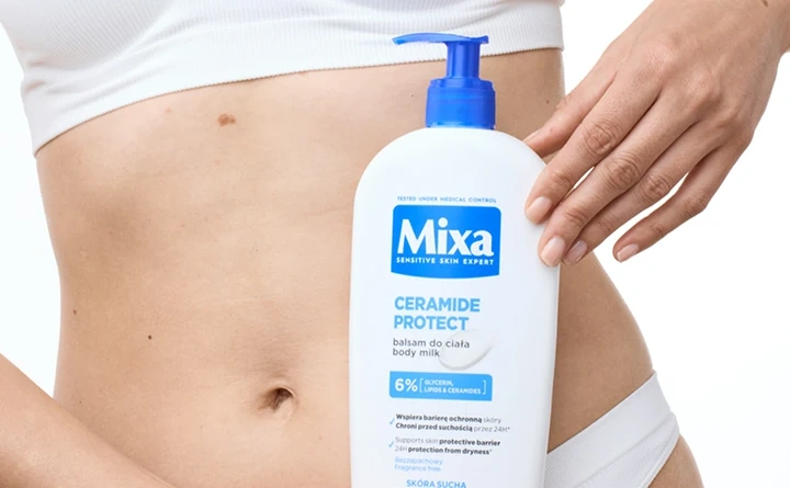 balsam Mixa Ceramide Protect do skóry suchej