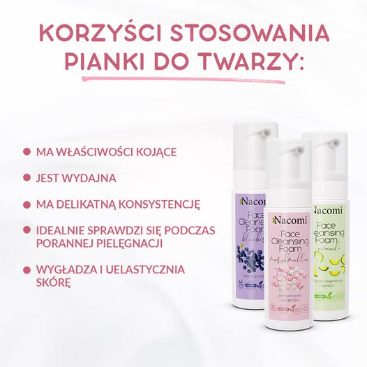 pianka oczyszczająca do twarzy na widoczne pory